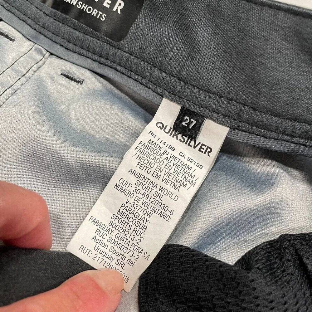 Quiksilver Size 27 Mens Rogue Amphibian Hybrid Shorts DryFlight‎ Water Repellent